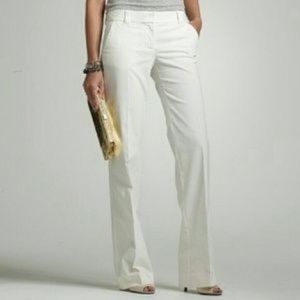 J. Crew Cotton City Pant in White size 8 short